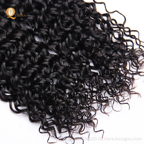 Malaysian Hair Water Wave Weave and Frontal Bundles With Lace Frontals Ear To Ear